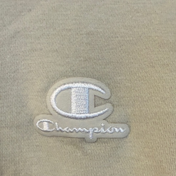 Champion Beige Hoodie with Logo - Picture 2 of 9